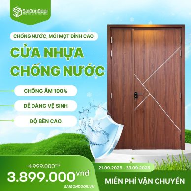 Đơn vị lắp đặt cửa nhựa chống nước uy tín tại Sài Gòn 4